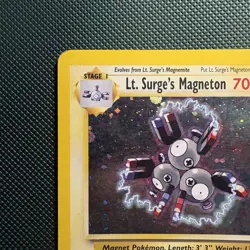 Pokemon Vintage Holo Rare Lt. Surge's Magneton Gym Heroes Wotc 2000 - Image 2