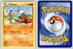 Cubone 77/162 Common BREAKthrough Pokemon Moderately Played - Image 3