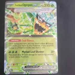 Pokemon Teal Mask Ogerpon ex 012/131 Twilight Masquerade Full Art Holo Rare - Image 1