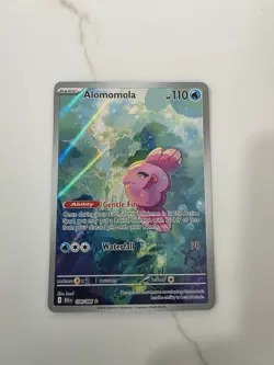 Pokemon Company Alomomola 108/086 Sv Black Bolt Illustration Rare Holo 110HP - Image 1