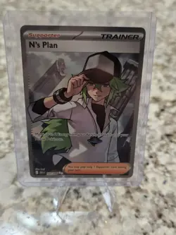N's Plan 163/086 Pokemon Sv: Black Bolt Holo - Near Mint+ - Image 1