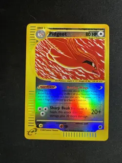 Pokemon TCG Pidgeot 23/165 Reverse Holo Rare Expedition Base Set - Image 1