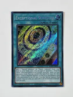 YuGiOh! TCG || Exceptional Schedule BLZD-EN054 Secret Rare - Image 1