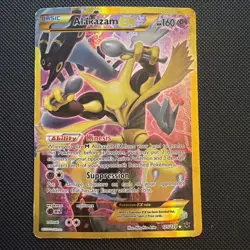 Pokemon Alakazam EX Full Art Secret Rare Holo Card Fates Collide 125/124 HP - Image 1