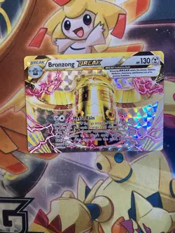 Bronzong BREAK - 62/124 - Pokemon Fates Collide XY Ultra Rare Card NM - Image 1