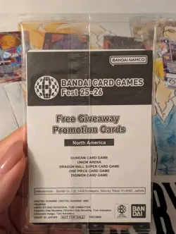 SEALED TCG Bandai Card Games Fest 25-26 Promo PACK-Gundam, OP, Digimon, UA, &DBS - Image 2