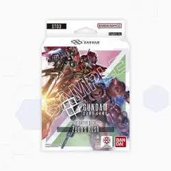 Gundam Card Game ST03 Starter Deck Zeon's Rush SEALED WITH PACK - Image 2
