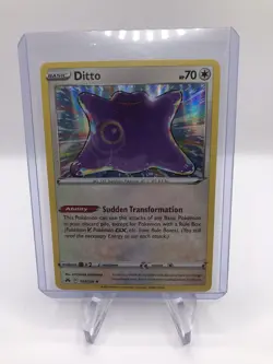 Pokemon TCG Ditto 107/159 Holo Rare NM+ Crown Zenith Pokemon Card - Image 3