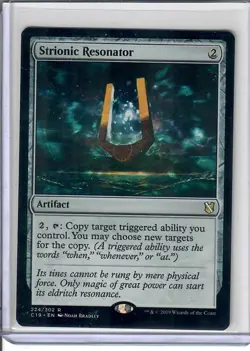 Strionic Resonator 224 Rare Commander 2019 Magic: The Gathering MP - Image 1