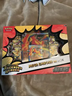 TWO - Pokemon TCG Mega Evolution–Ascended Heroes Box Meganium ex Emboar ex Promo - Image 3