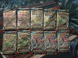 Pokemon TCG Scarlet & Violet Twilight Masquerade Booster Packs Lot Of 10 - Image 1