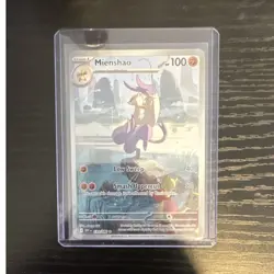 Pokemon TCG Mienshao 093/159 Crown Zenith Holo Rare 100 HP Stage 1 EN - Image 1