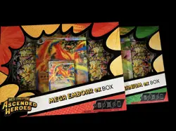 1 Case of 6 Pokemon TCG Mega Emboar ex Promo Foil-Mega Evolution Ascended Heroes - Image 1