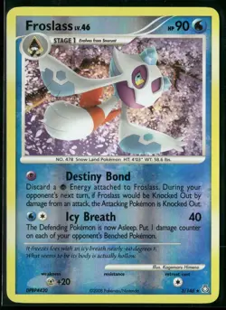 2008 Pokemon Legends Awakened Froslass 3/146 Rare Holo NM - Image 1