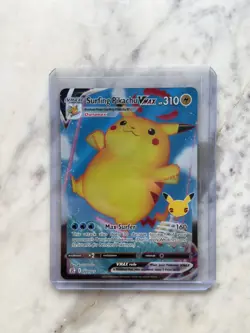 Surfing Pikachu VMAX 009/025 Holo VMAX Rare Celebrations Pokemon Holo NM/M - Image 1