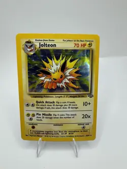 Pokemon TCG Jolteon Jungle 4/64 Holo Rare - Image 1