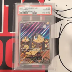 Pokemon Helioptile Illustration Rare Holo Me01 Mega Evolution 143/132 EN PSA 10 - Image 1