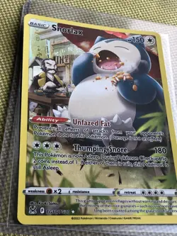 Pokemon TCG Snorlax Lost Origin Trainer Gallery Tg10/Tg30 Holo Ultra Rare - Image 2