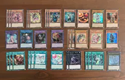 Yugioh Fairy Tail Magistus Deck, Platinum Snow, Quarter century Luna Playset - Image 1