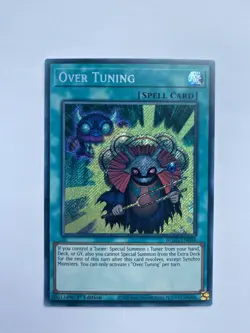 YuGiOh! Over Tuning BLGG-EN034 Secret Rare 1st Edition - Image 1