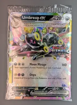 Umbreon ex (Sealed) 060/131 PRE ENG SV Prismatic NM Pokemon Card TCG Stamp Promo - Image 1