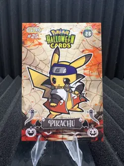 Pikachu (Naruto) #26 - Circle Holo - Collectoons Halloween 2025 - Pokemon Card - Image 1