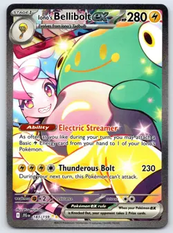 Iono's Bellibolt ex 183/159 Journey Together Pokemon Holo NM - Image 1