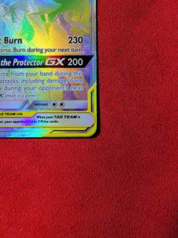 Pokemon - Solgaleo & Lunala GX TAG TEAM Rainbow - 254/236 Cosmic Eclipse - NM - Image 3