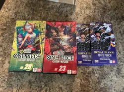 One Piece ST 23 Red Shanks And Yamato Start Decks New Sealed, ST 28, 2 Boosters - Image 1