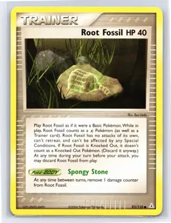 2006 Pokemon TCG - EX Holon Phantoms - Root Fossil 93/110 - Image 1