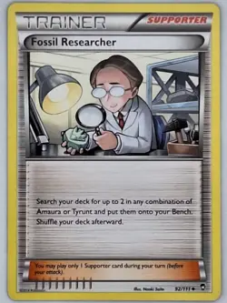 Fossil Researcher 92/111 Pokemon - XY Furious Fists MP - Image 1