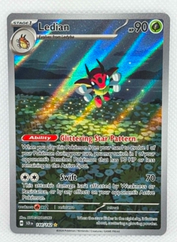 Pokemon Stellar Crown - Ledian 144/142 - Illustration Rare - NM/M Condition - Image 1