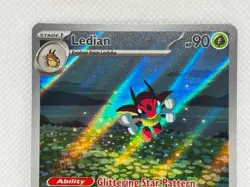 Pokemon Stellar Crown - Ledian 144/142 - Illustration Rare - NM/M Condition - Image 2