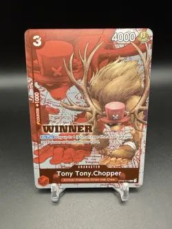 Tony Tony Chopper RARE WINNER CHAMPIONSHIP ALT ART OP04-010 ONE PIECE TCG - Image 1