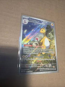 Pokemon Card TCG: Ampharos 090/086 Illustration Rare (IR) ME04 Chaos Rising - NM - Image 3