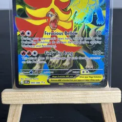 Mega Pyroar Ex 099/086 Ultra Rare Chaos Rising Pokemon Card NM - Image 3