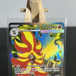 Mega Pyroar Ex 099/086 Ultra Rare Chaos Rising Pokemon Card NM - Image 4