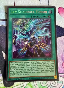 Lev Shaddoll Fusion BLGG-EN024 BoL: Glorious Gallery Secret Rare Yugioh card - Image 1