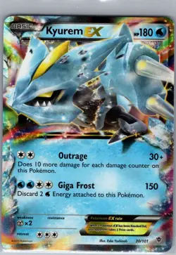 Kyurem EX 30/101 Plasma Blast - Pokemon Card - NM - Image 1