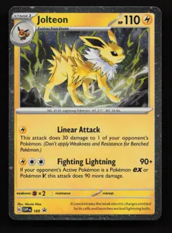 Jolteon 169 Promo SV: Scarlet & Violet Promo Cards NM 2023 - Image 1
