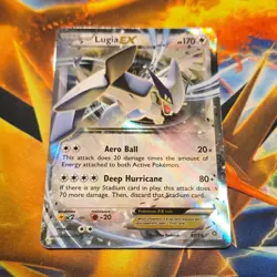 Pokemon TCG XY Ancient Origins Lugia EX 68/98 Ultra Rare Holo 170 HP Eng - Image 1