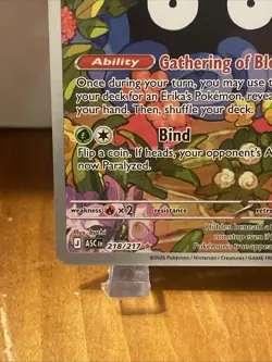 Pokemon TCG Erika's Tangela 218/217 Illustration Rare Ascended Heroes NM - Image 5