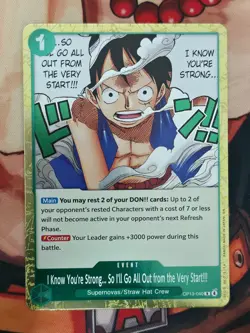 OP13-040 - I Know You're Strong... (R) - One Piece TCG - English - Image 1