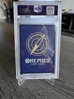 2025 One Piece Monkey D Luffy OP07-033 Foil Uncommon Namco Promo PSA 10 English - Image 3