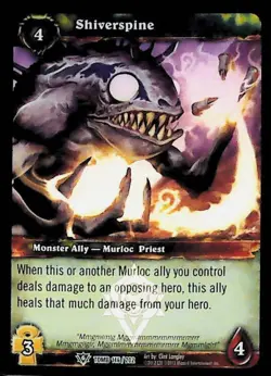 World of Warcraft TCG Shiverspine (Foil) - Tomb of the Forgotten 146/202 - Image 1