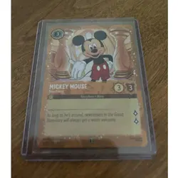 Ravensburger Mickey Mouse True Friend Regular Character Disney Lorcana TCG - Image 1