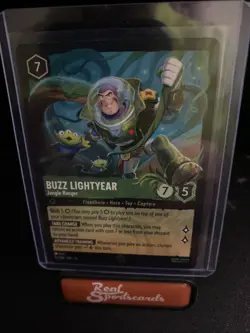 Disney Lorcana Wilds Unknown Legendary Foil Buzz Lightyear Jungle Ranger 91/204 - Image 1