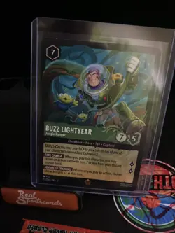 Disney Lorcana Wilds Unknown Legendary Foil Buzz Lightyear Jungle Ranger 91/204 - Image 2