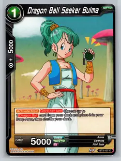 Dragon Ball Seeker Bulma BT5-107 C Dragon Ball Super Card Game Battle Card - Image 1