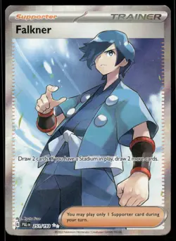 Pokemon Cards Falkner 251/193 Paldea Evolved Ultra Rare NM - Image 1
